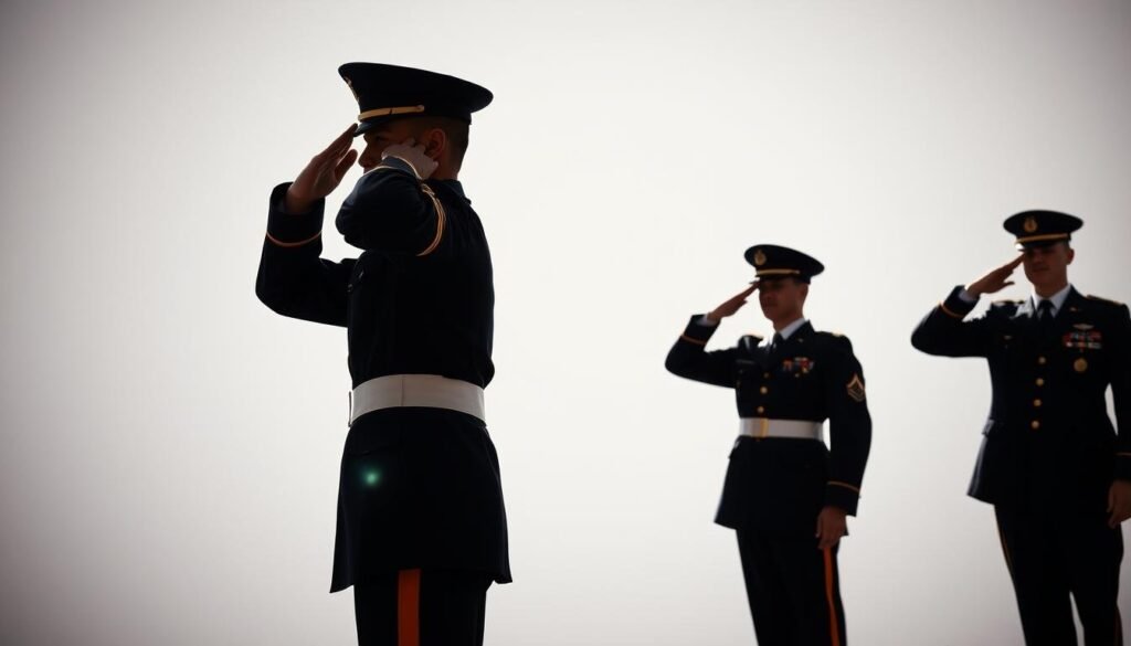 military salute protocol comparison