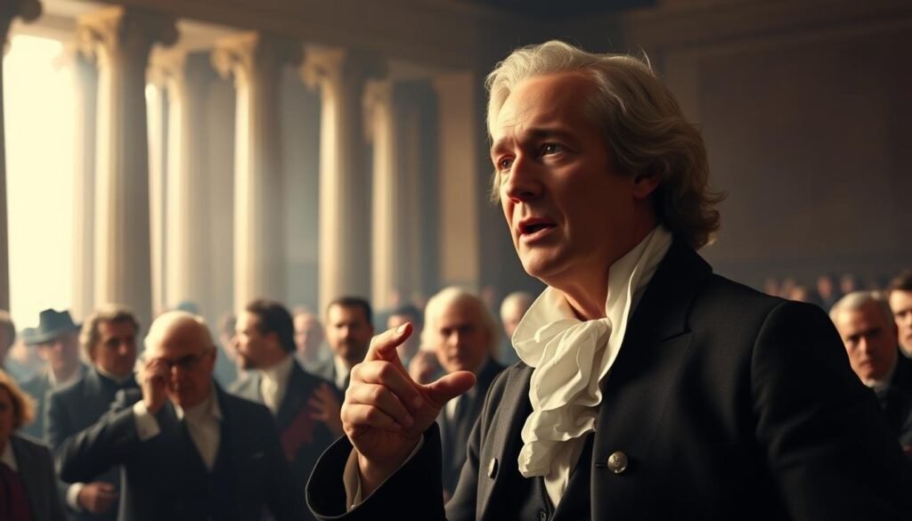 Alexander Hamilton's role in American politics