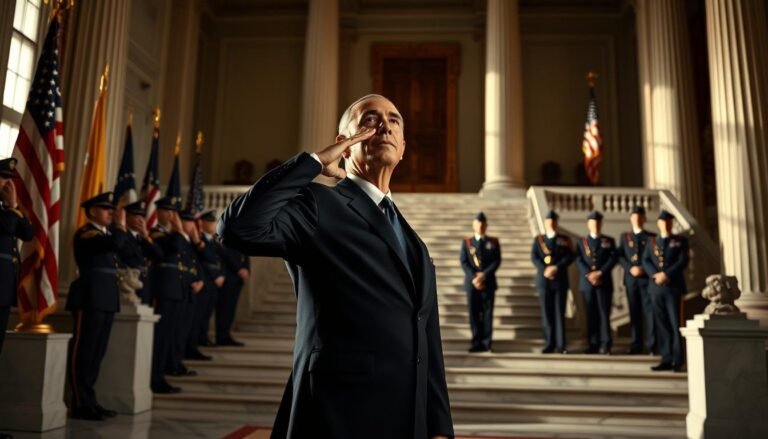 should the president salute during national anthem